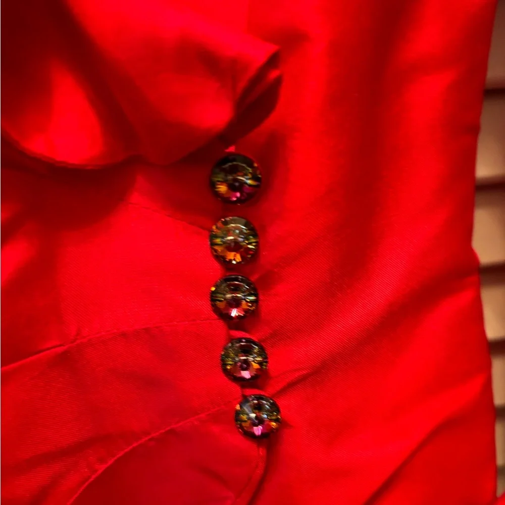 Marisa Baratelli 2 piece Thai Silk suit size 4 - Picture 2 of 4